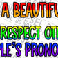 Pride What a beautiful day | 300 DPI | Transparent PNG