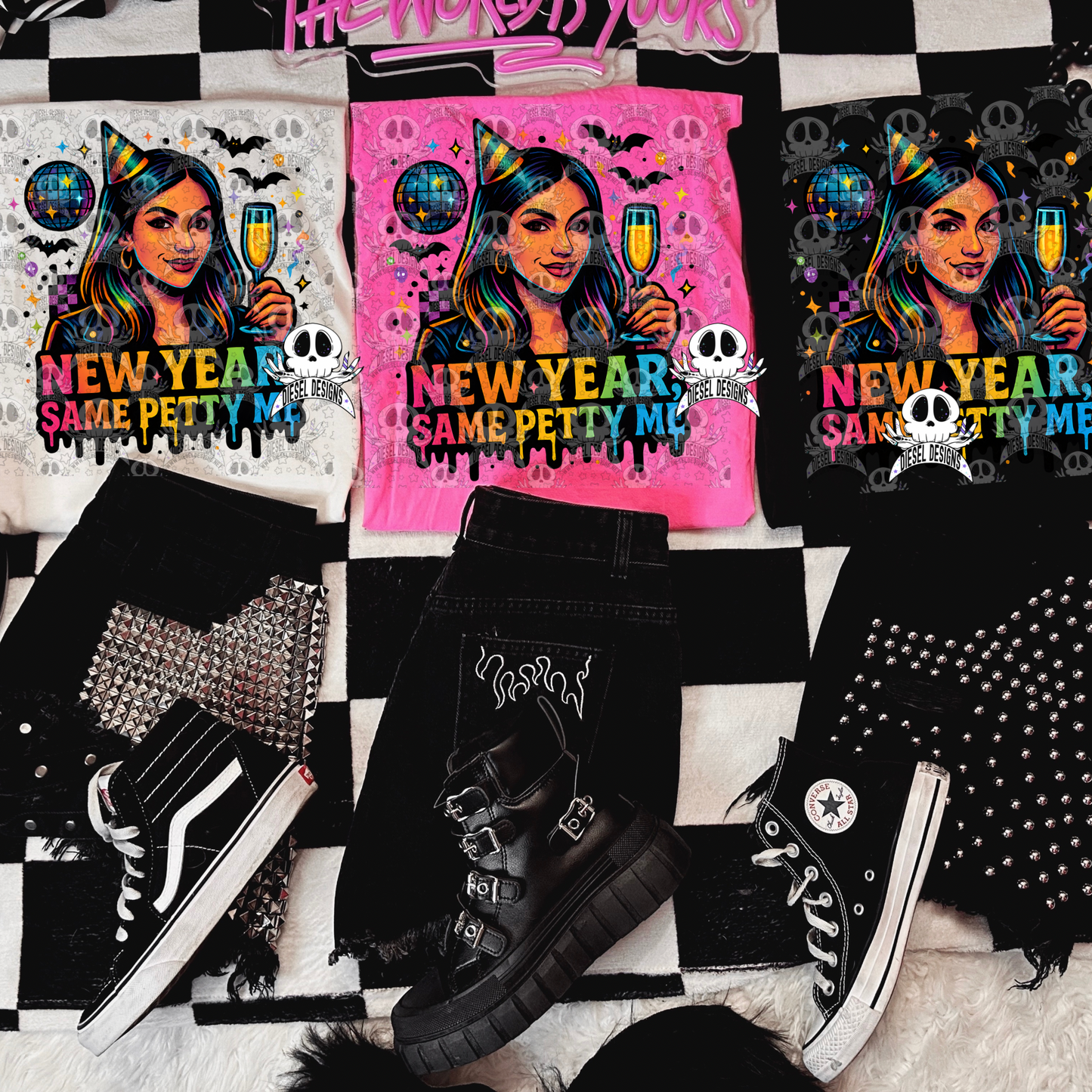 New Year Resolutions Bundle | 300 DPI | PNG | Bundles | Digital File Only