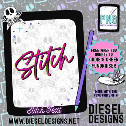 Blue Monster Cheer Fundraiser For Addie PNG Pack