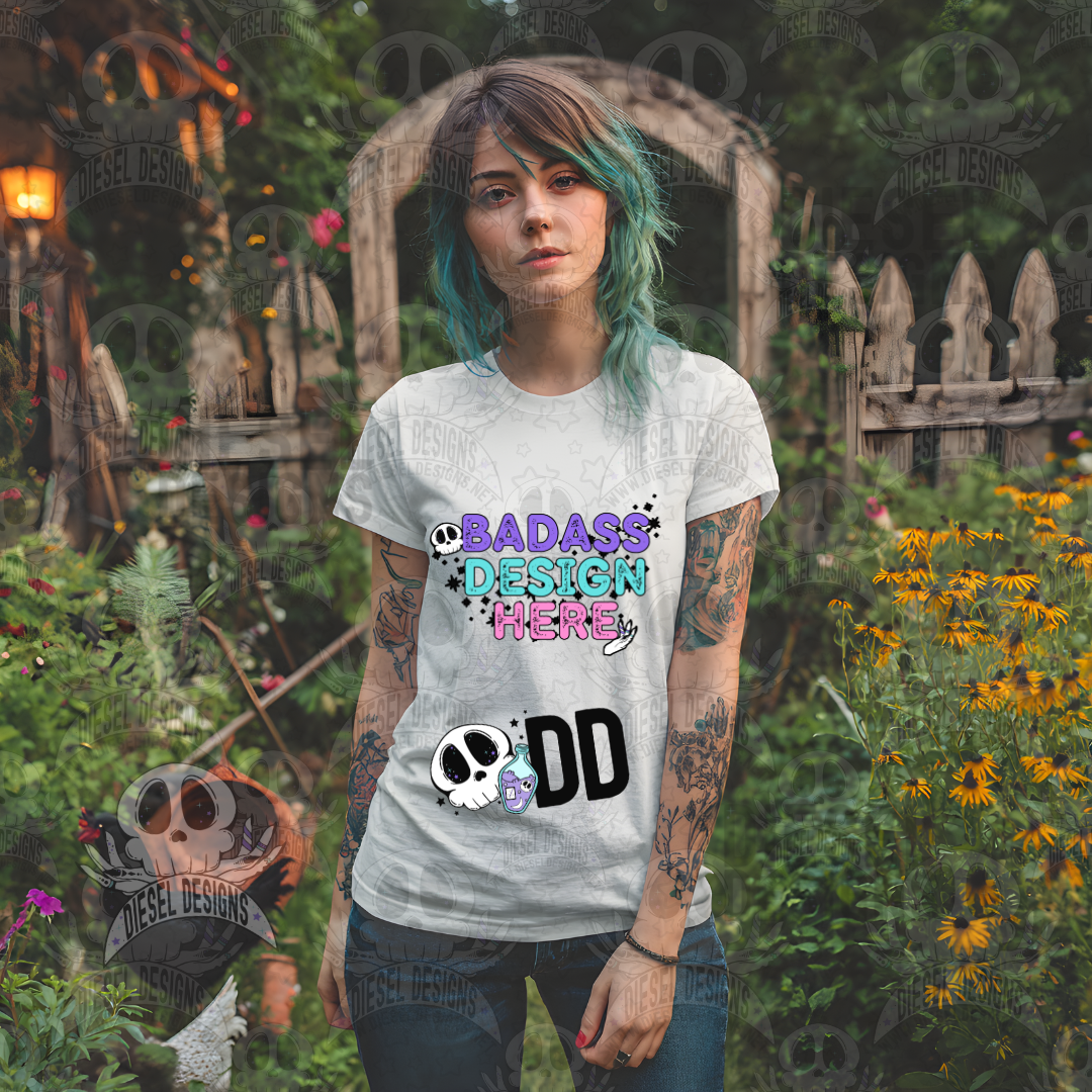 Garden Themed Tshirt Mock Up Set | AI Assisted Mock UP | PNG | Set