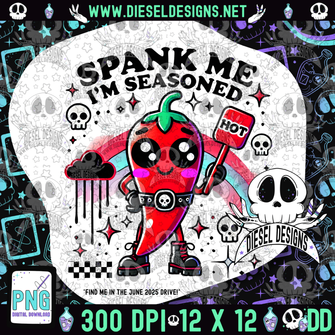 Spank Me PNG  | 300 DPI | Transparent PNG | Digital File Only