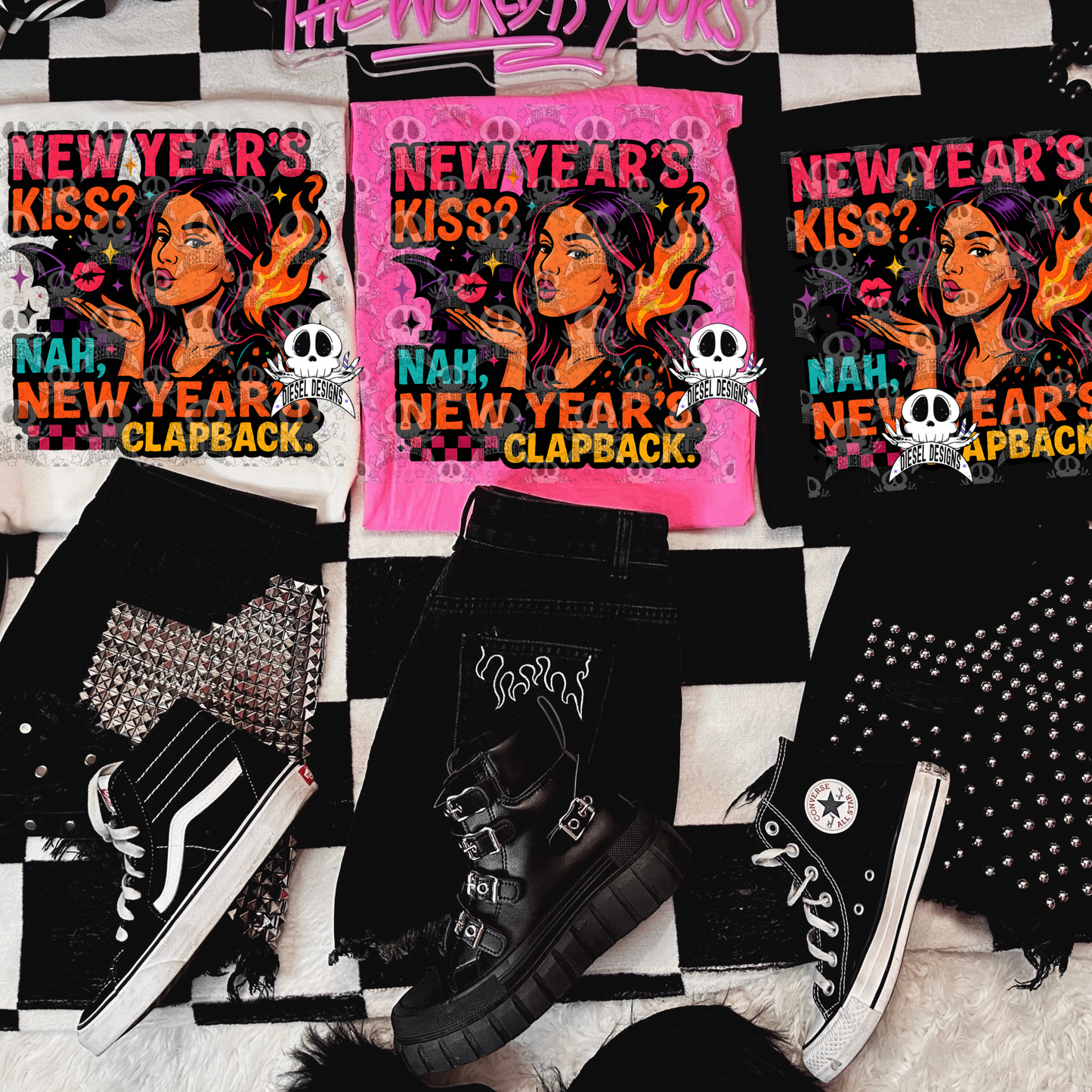 New Year Resolutions Bundle | 300 DPI | PNG | Bundles | Digital File Only