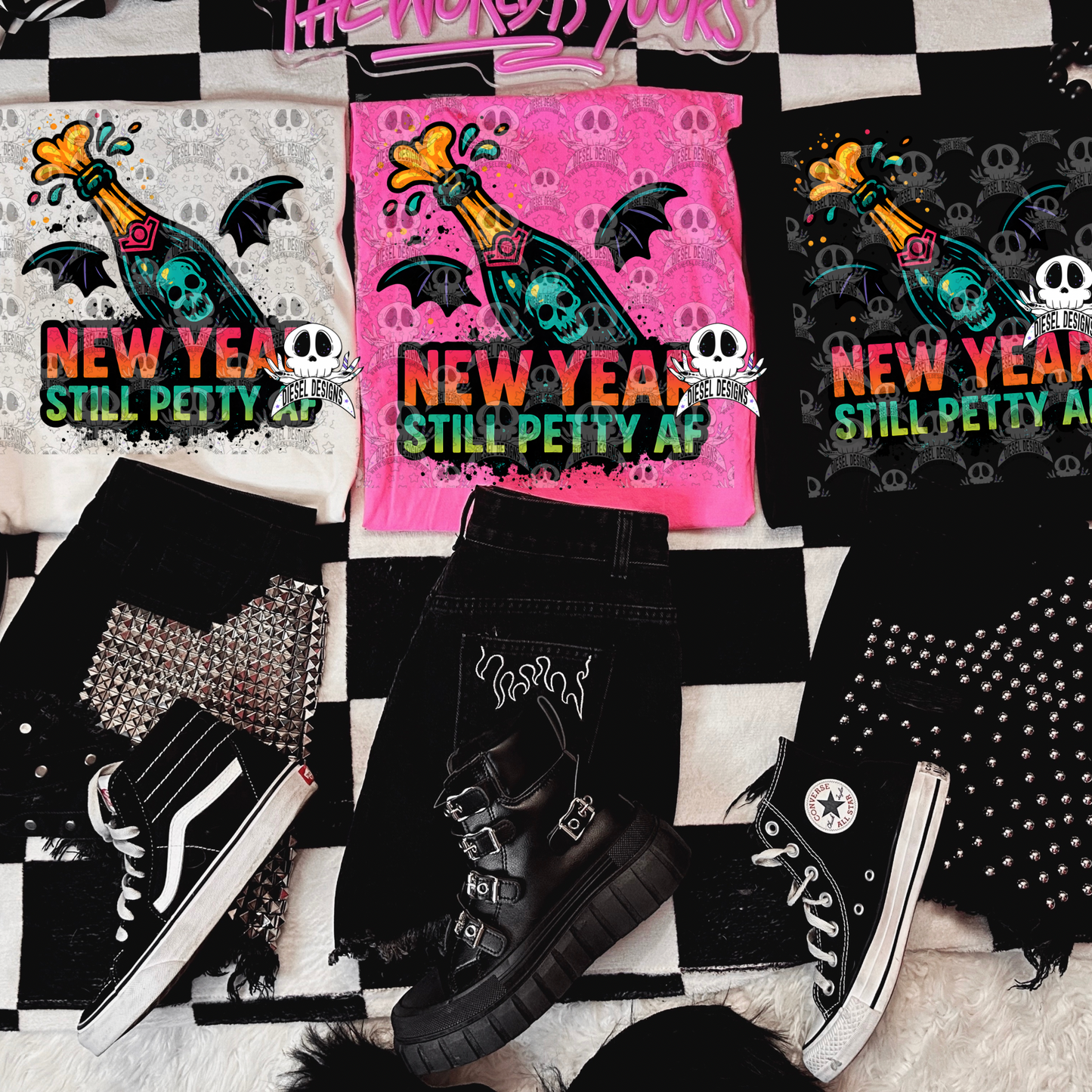 New Year Resolutions Bundle | 300 DPI | PNG | Bundles | Digital File Only