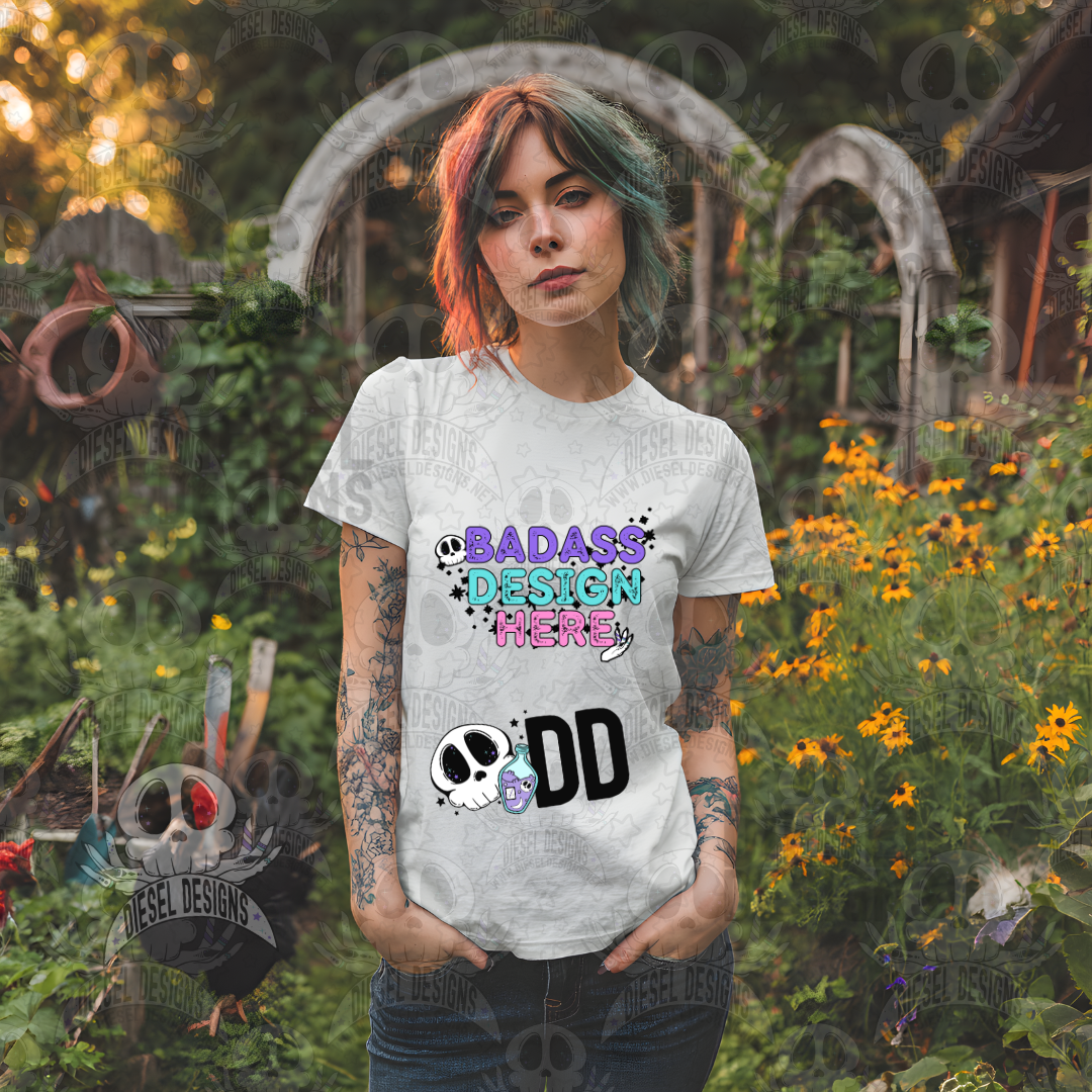 Garden Themed Tshirt Mock Up Set | AI Assisted Mock UP | PNG | Set