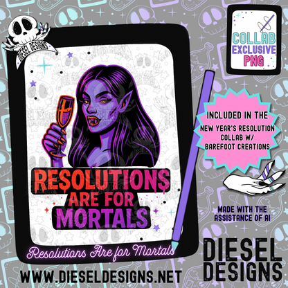 New Year Resolutions Bundle | 300 DPI | PNG | Bundles | Digital File Only