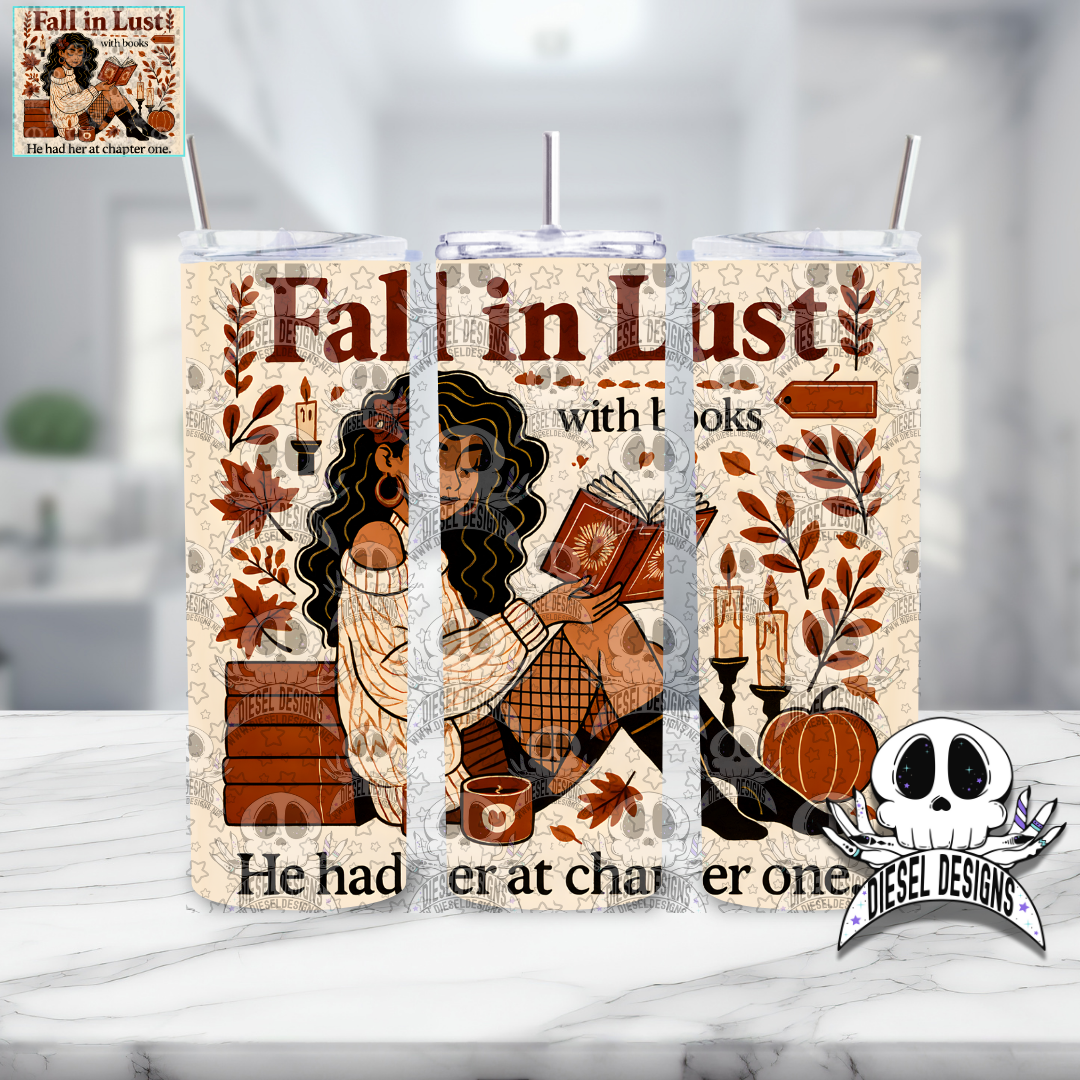 Fall In Lust Tumbler | 20oz. Tumbler Wrap | 300 DPI | Digital File Only
