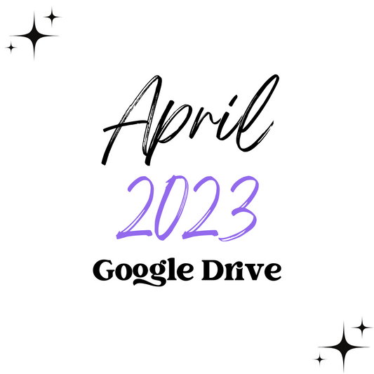 April 2023 | Monthly Drive | 300 DPI | Transparent PNG | Seamless | Tumbler Wraps | Clipart