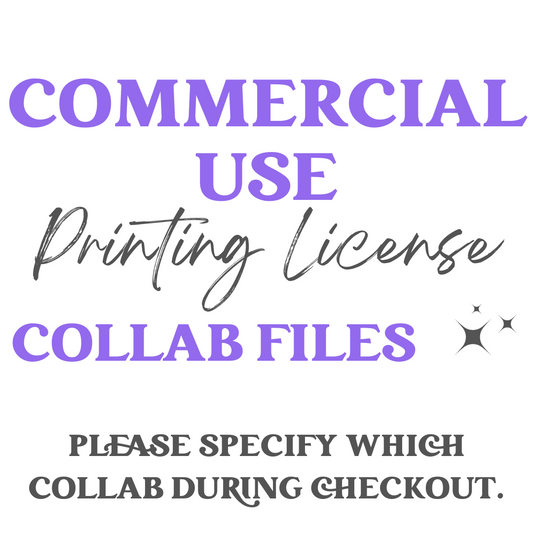Collab License | Commercial Use | Printing License |