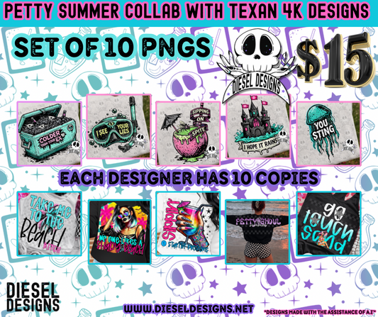Petty Summer Collab With Texan 4K Designs | Collab | Digital File Only