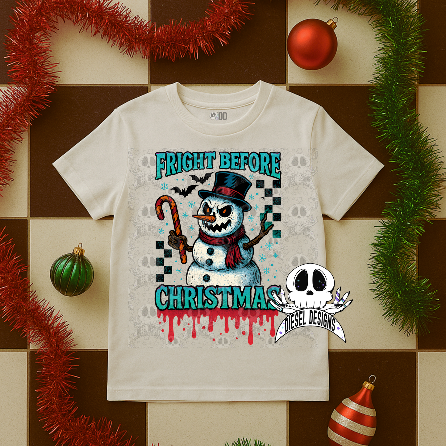 Fright Before Christmas PNG  | 300 DPI | Transparent PNG | Digital File Only