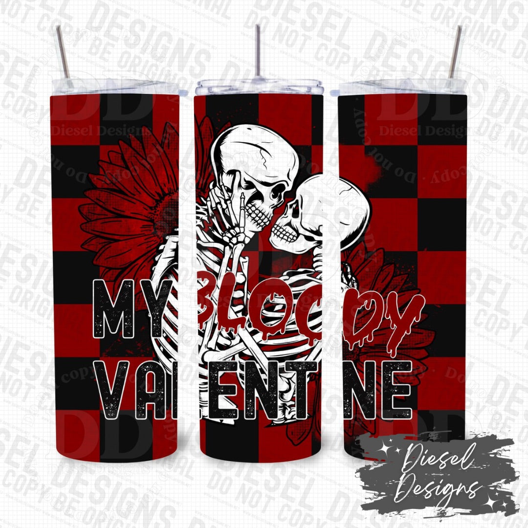 My Bloody Valentine | 300 DPI | PNG | Seamless | Tumbler Wraps