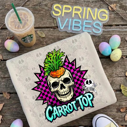 Carrot Top PNG  | 300 DPI | Transparent PNG | Digital File Only