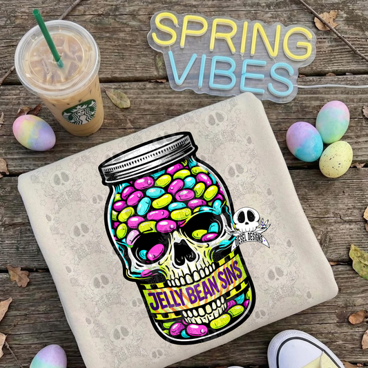 Jelly Bean Sins PNG  | 300 DPI | Transparent PNG | Digital File Only