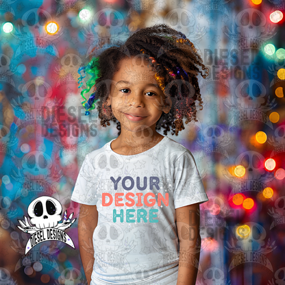 Christmas Cuties White Tshirt Mock Up Set | AI Assisted Mock UP | PNG |