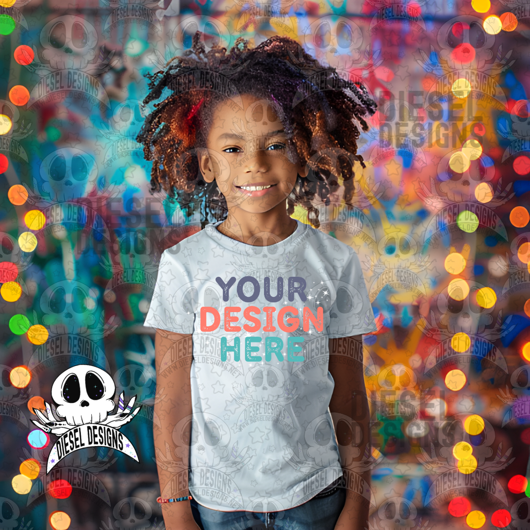 Christmas Cuties White Tshirt Mock Up Set | AI Assisted Mock UP | PNG |