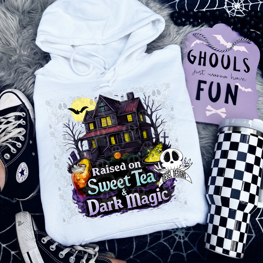 Raised On Sweet Tea And Dark Magic PNG  | 300 DPI | Transparent PNG | Digital File Only