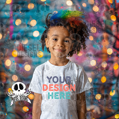 Christmas Cuties White Tshirt Mock Up Set | AI Assisted Mock UP | PNG |