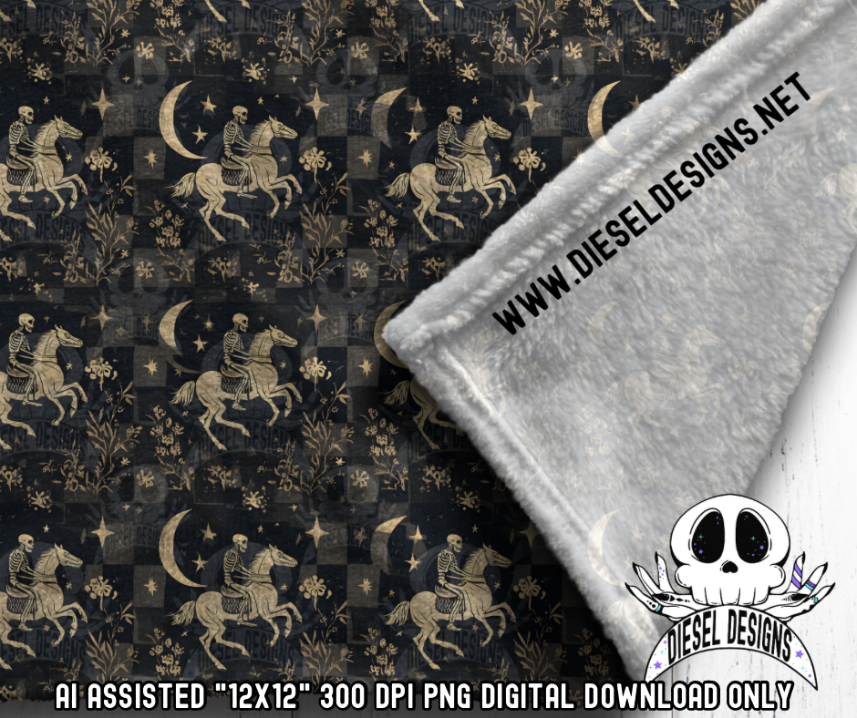 Into The Night  Seamless | Seamless File | 300 DPI | 12" x 12" | Digital File only