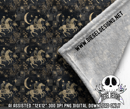 Into The Night  Seamless | Seamless File | 300 DPI | 12" x 12" | Digital File only