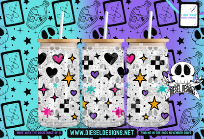 Punk Vibes LIBBY WRAP | 300 DPI PNG | 16 oz Libby Wrap | Digital File Only