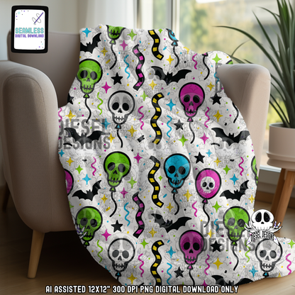 New Year Same Chaos Seamless | Seamless File | 300 DPI | 12" x 12" | Digital File only