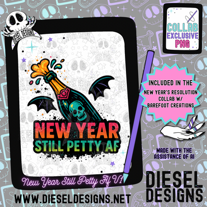 New Year Resolutions Bundle | 300 DPI | PNG | Bundles | Digital File Only