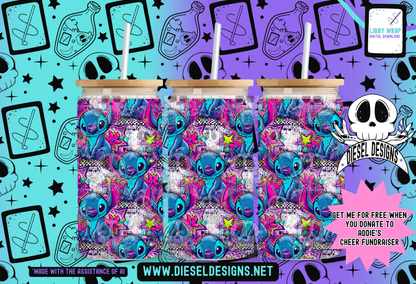 Blue Monster Cheer Fundraiser For Addie Libby Wrap Pack