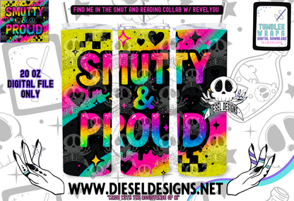Smut And Reading Collab With RevelYou Design Co | 300 DPI | PNG | Tumbler Wraps | Libby Wraps | Collab | Digital File Only