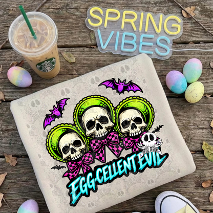 Egg-Cellent Evil PNG  | 300 DPI | Transparent PNG | Digital File Only