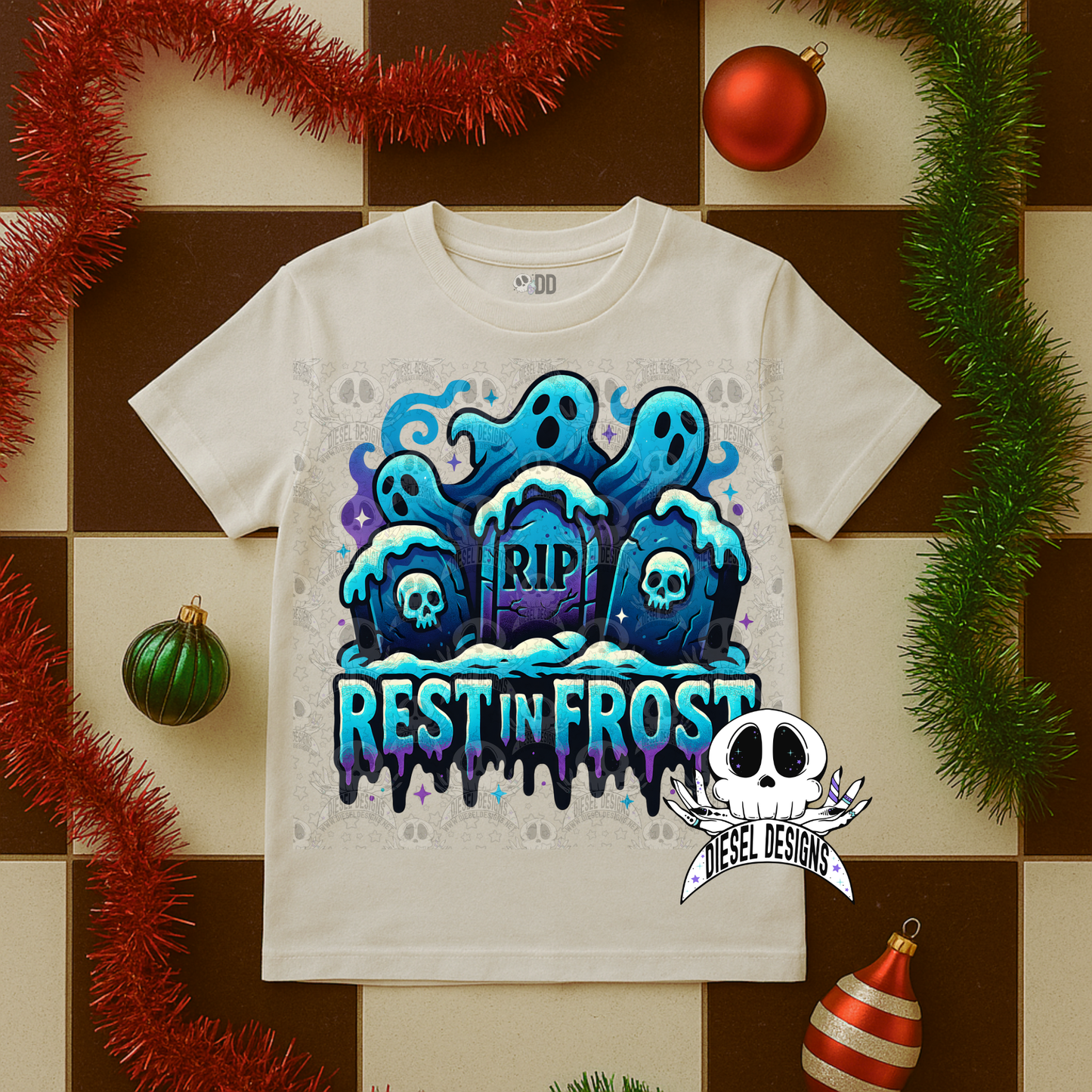 Rest In Frost V1 PNG  | 300 DPI | Transparent PNG | Digital File Only