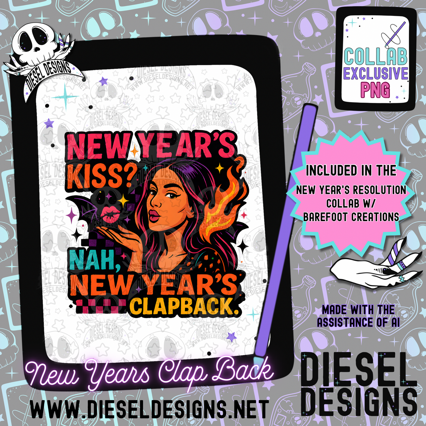 New Year Resolutions Bundle | 300 DPI | PNG | Bundles | Digital File Only
