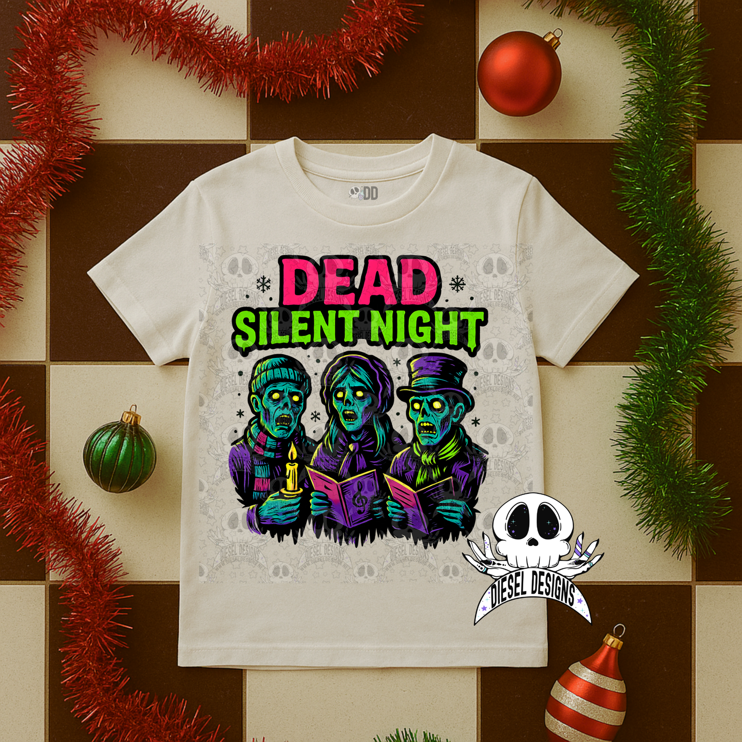 Dead Silent Night PNG  | 300 DPI | Transparent PNG | Digital File Only