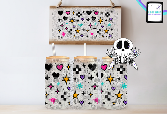 Punk Vibes LIBBY WRAP | 300 DPI PNG | 16 oz Libby Wrap | Digital File Only