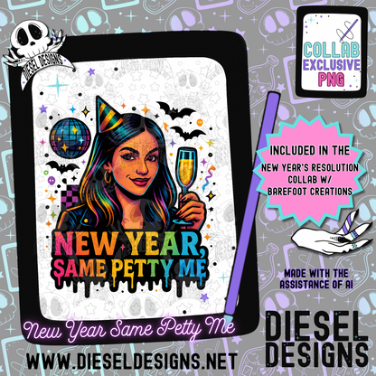 New Year Resolutions Bundle | 300 DPI | PNG | Bundles | Digital File Only