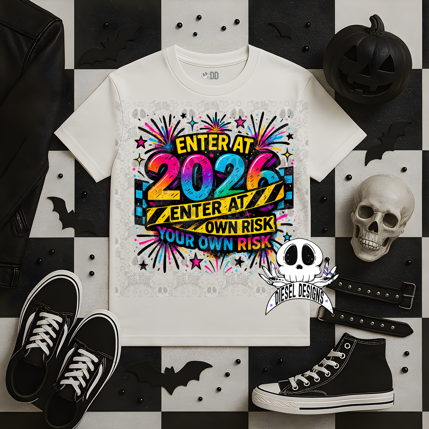 2026 Enter At Your Own Risk PNG  | 300 DPI | Transparent PNG | Digital File Only