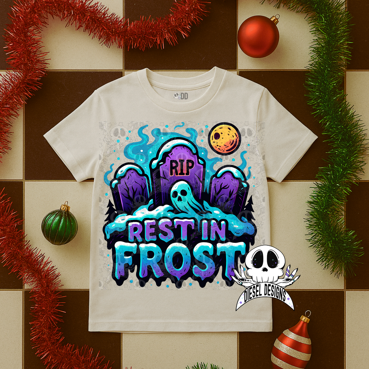 Rest In Frost V2 PNG  | 300 DPI | Transparent PNG | Digital File Only