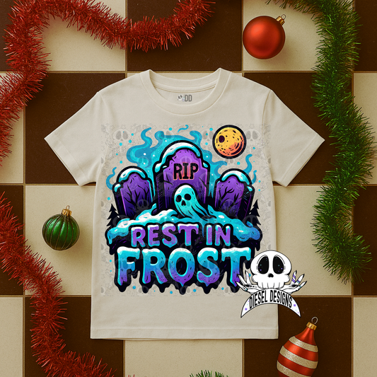 Rest In Frost V2 PNG  | 300 DPI | Transparent PNG | Digital File Only