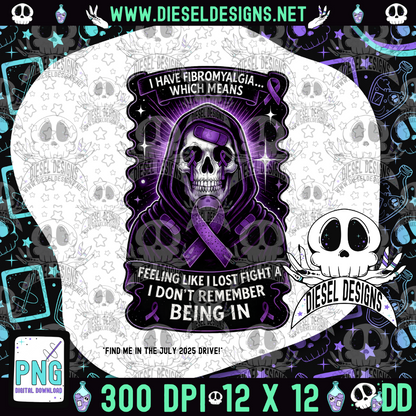 Fibromyalgia Bundle 1  | 300 DPI | Transparent PNG | Digital File Only | Bundle