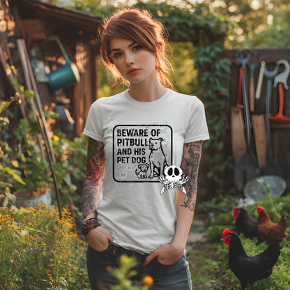 Beware of Pitbull and Pet Dog PNG  | 300 DPI | Transparent PNG | Digital File Only