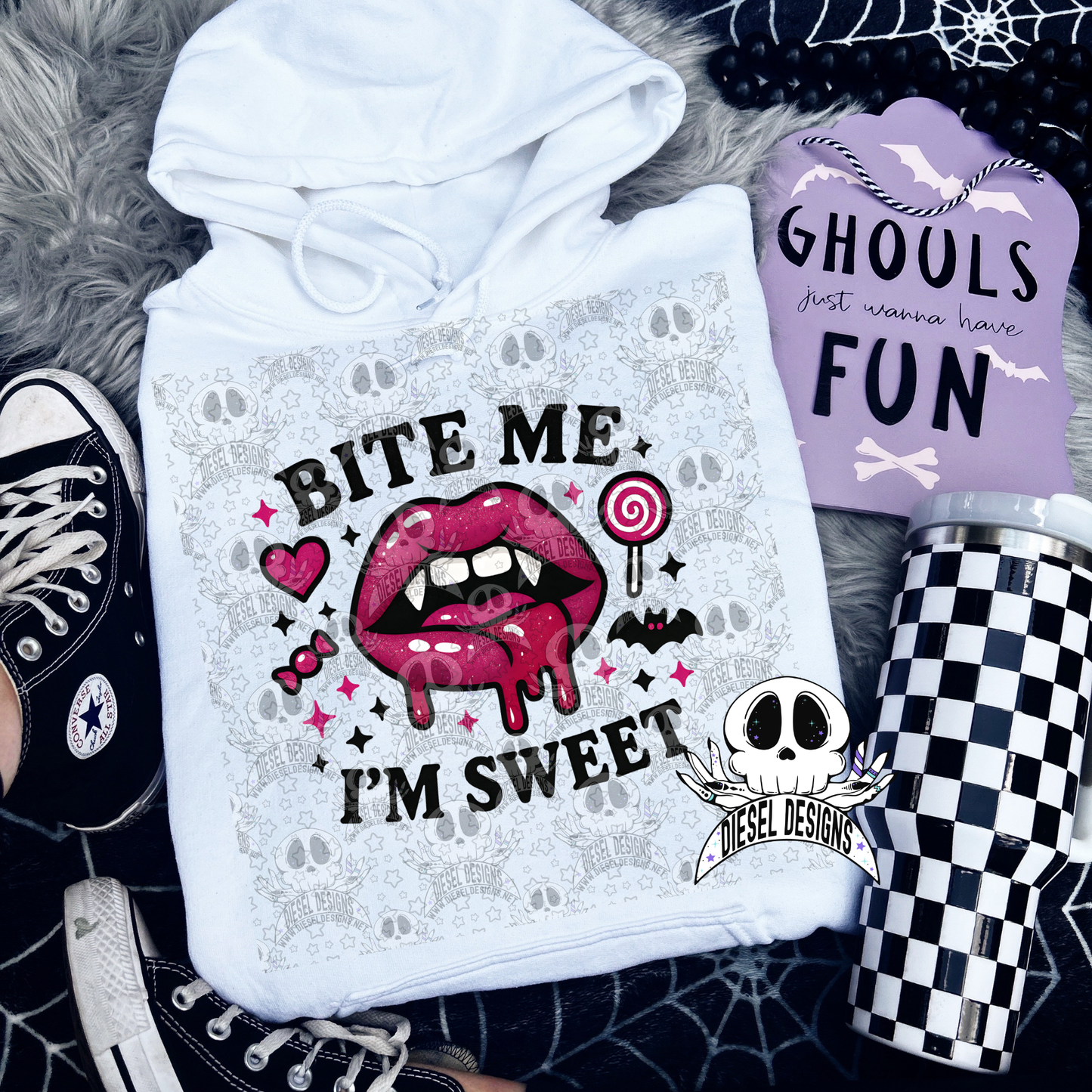 Bite Me I'm Sweet PNG  | 300 DPI | Transparent PNG | Digital File Only