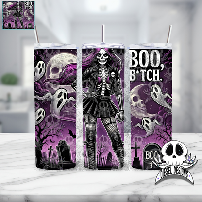 Boo Bitch V.2 Tumbler | 20oz. Tumbler Wrap | 300 DPI | Digital File Only