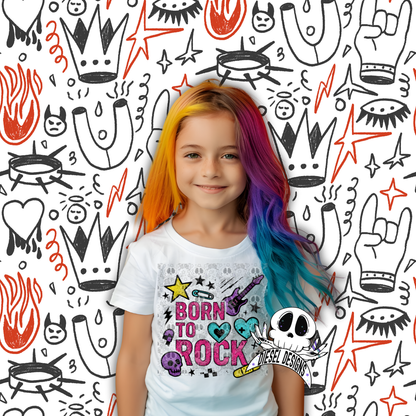 Punk Rock Bundle- Girl Designs  | 300 DPI | Transparent PNG | Digital File Only | Bundle