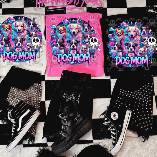 Galaxy Dog Mom PNG  | 300 DPI | Transparent PNG | Digital File Only