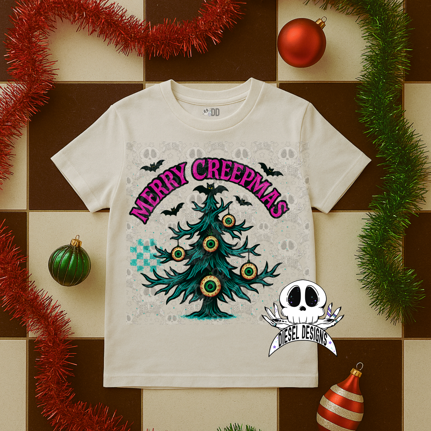 Merry Creepmas PNG  | 300 DPI | Transparent PNG | Digital File Only