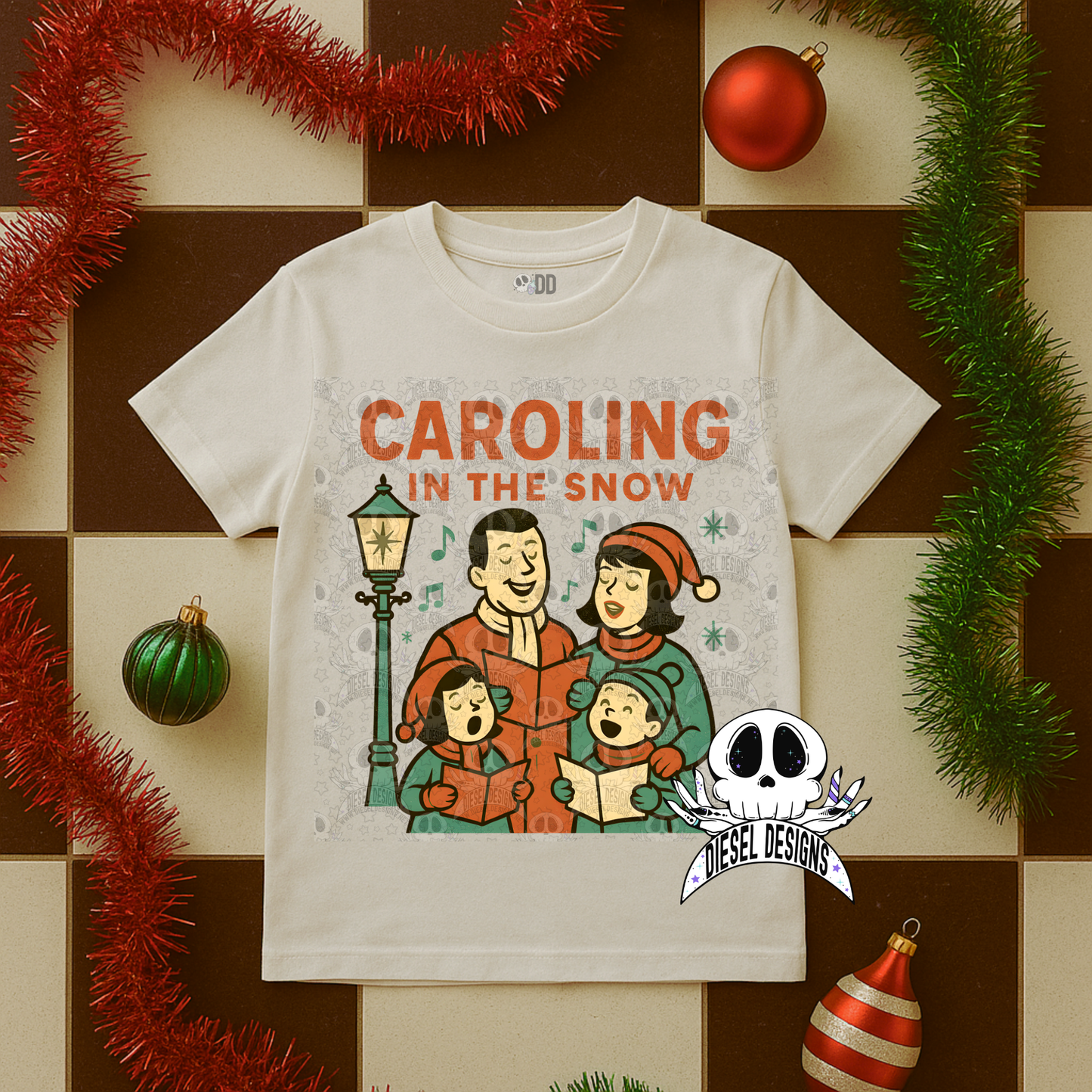 Retro Christmas PNG Bundle  | 300 DPI | Transparent PNG | Digital File Only | Bundle