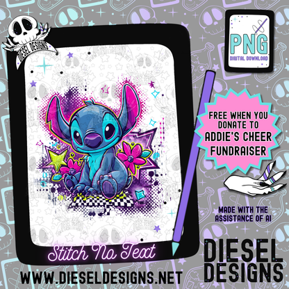 Blue Monster Cheer Fundraiser For Addie PNG Pack