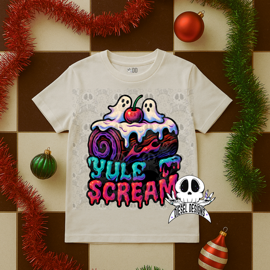 Yule Scream PNG  | 300 DPI | Transparent PNG | Digital File Only