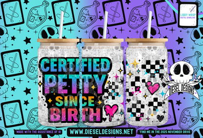 Certified Petty LIBBY WRAP | 300 DPI PNG | 16 oz Libby Wrap | Digital File Only