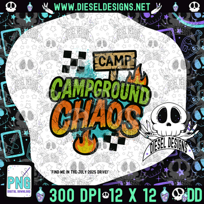 Camping Fun Bundle  | 300 DPI | Transparent PNG | Digital File Only | Bundle