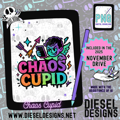 November 2025 Monthly Google Drives | 300 DPI | Transparent PNG | Seamless | Tumbler Wraps | Clipart